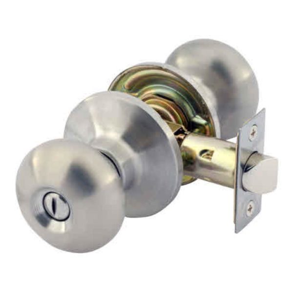 Gainsborough Contractor Terrace Privacy Set  Satin Stainless Steel.FREE SHIPPING AUSTRALIA WIDE.